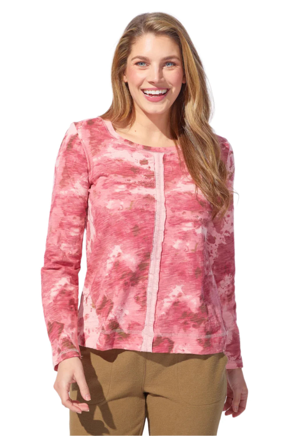 Habitat Escape Fall/Winter 2025-E21430-Stay Centered Tee-Rose - The Coach Pyramids