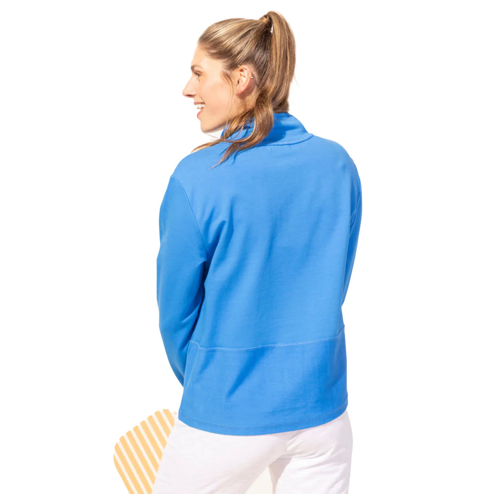 Habitat Escape Fall/Winter 2025-E30121F5-Quarter Zip Pullover-Emerald - The Coach Pyramids