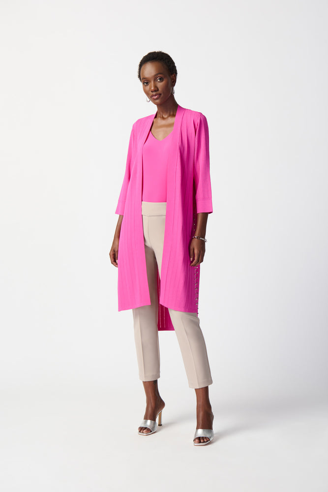 Joseph Ribkoff Spring  2024 -222929S24-Cover Up-Ultra Pink - The Coach Pyramids