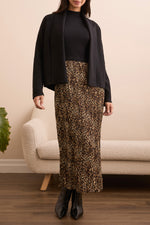 Tribal Fall 2025-2233O-3115-Long Sleeve Short Coatigan-Black - The Coach Pyramids