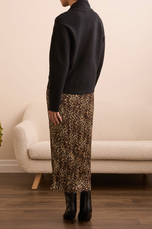 Tribal Fall 2025-2233O-3115-Long Sleeve Short Coatigan-Black - The Coach Pyramids