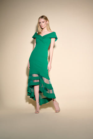 Joseph Ribkoff Fall 2023 - 223743TT -Dress-True Emerald - The Coach Pyramids