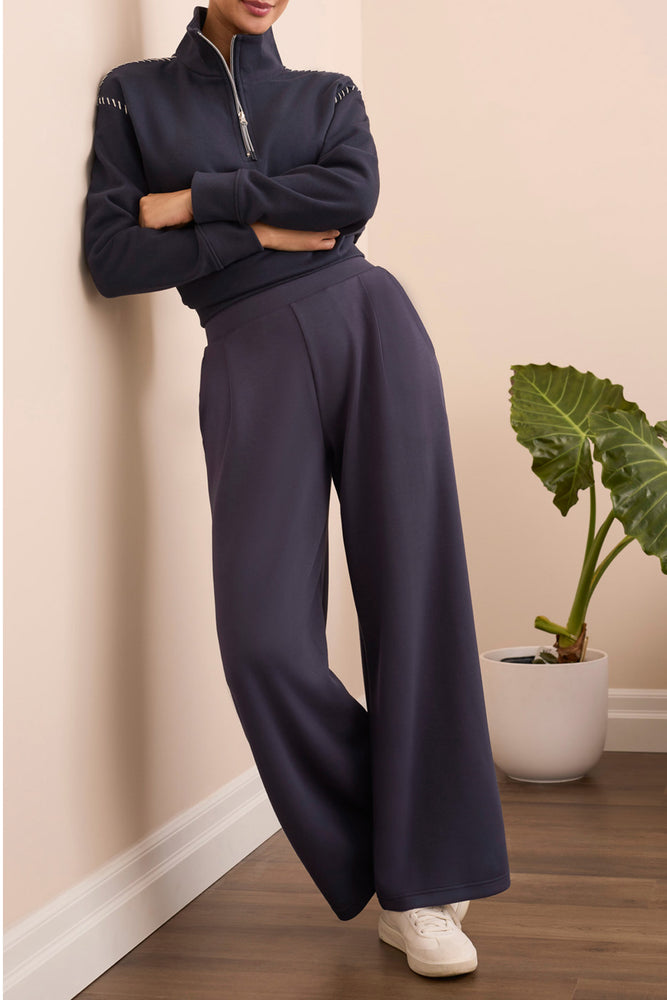 Tribal Fall 2025-2238O-3390-Pull On Pant W/Pockets-Black - The Coach Pyramids