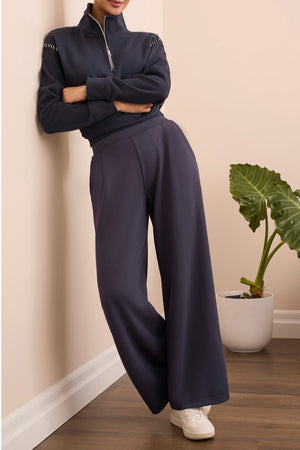 Tribal Fall 2025-2238O-3390-Pull On Pant W/Pockets-Black - The Coach Pyramids