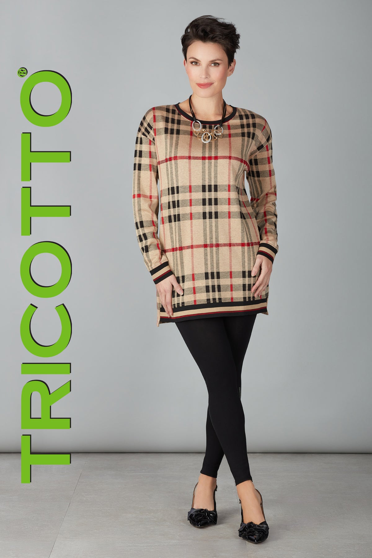 Mode Tricotto-Fall 2023 -223-Short Dress-A/S - The Coach Pyramids