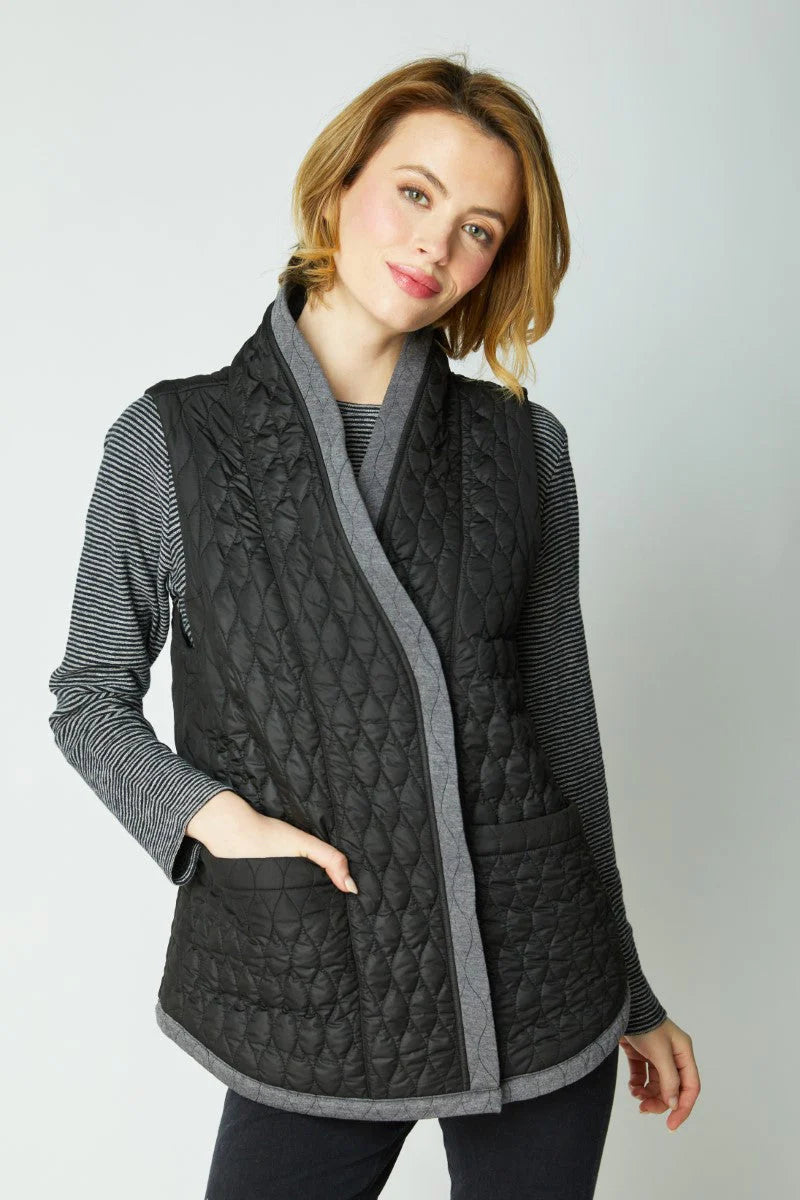 Habitat Fall/Winter 2025-H22917-City Vest-Dove - The Coach Pyramids