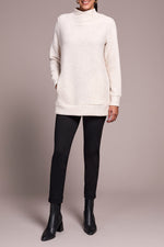 Tribal Fall 2025-2293O-8306-Long Sleeve Tunic W/Invisible Pockets-Sand Stone - The Coach Pyramids