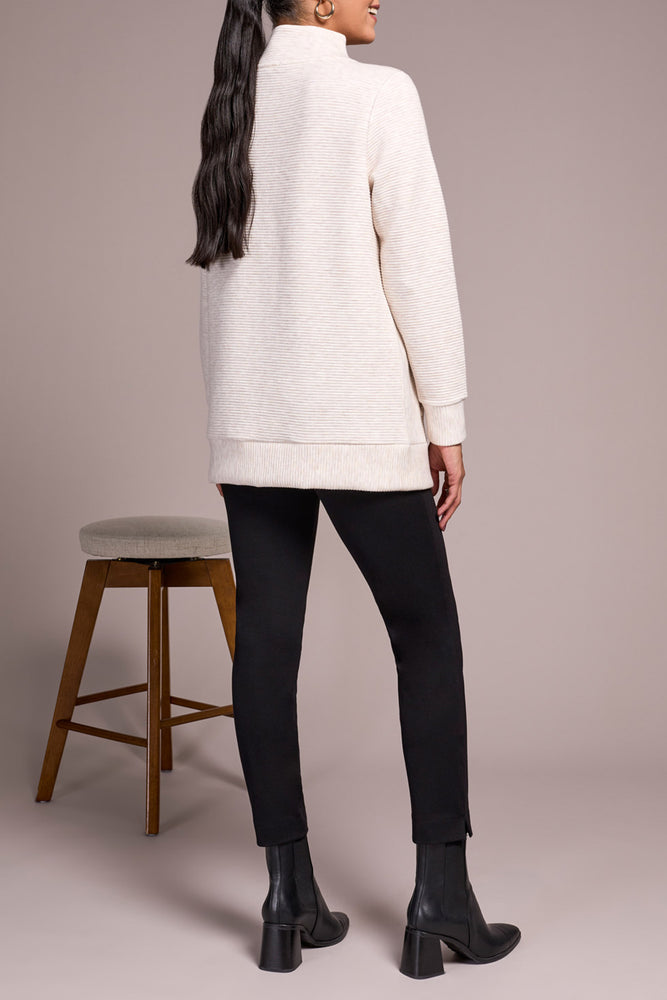 Tribal Fall 2025-2293O-8306-Long Sleeve Tunic W/Invisible Pockets-Sand Stone - The Coach Pyramids