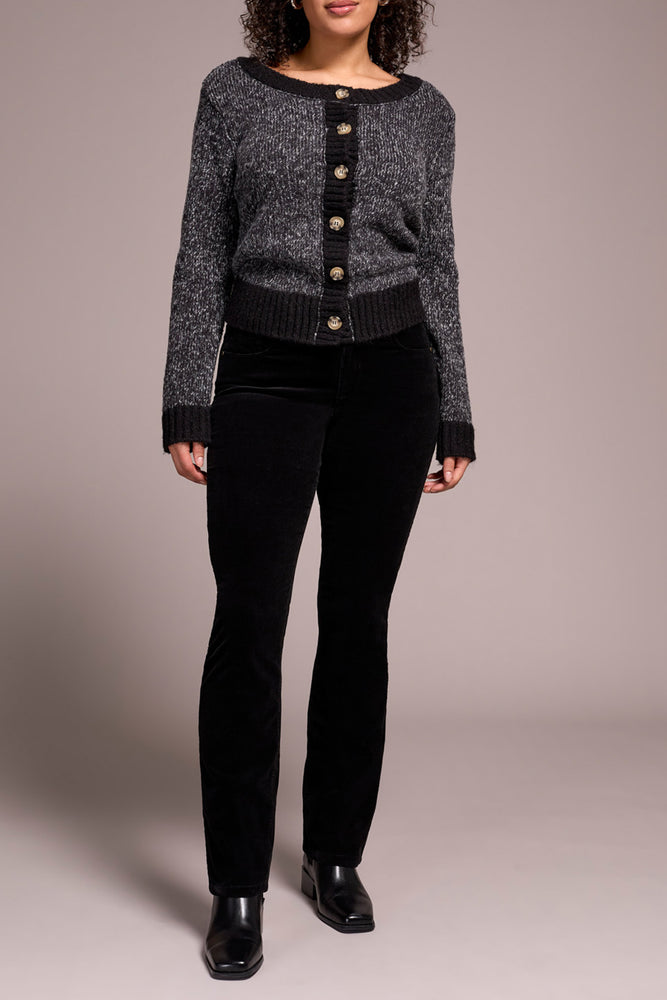 Tribal Fall 2025-2307O-3779-Fly Front 5 Pocket Pant-Black