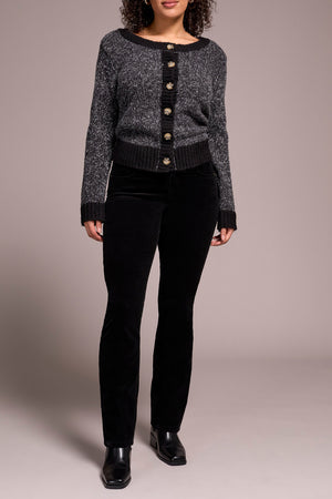Tribal Fall 2025-2307O-3779-Fly Front 5 Pocket Pant-Black - The Coach Pyramids