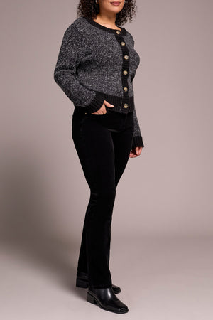 Tribal Fall 2025-2307O-3779-Fly Front 5 Pocket Pant-Black - The Coach Pyramids
