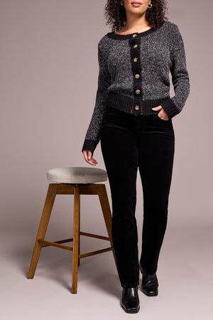 Tribal Fall 2025-2307O-3779-Fly Front 5 Pocket Pant-Black - The Coach Pyramids
