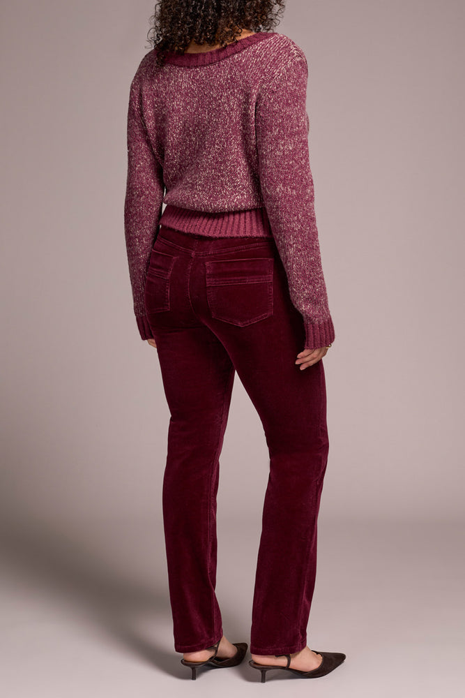 Tribal Fall 2025-2307O-3779-Fly Front 5 Pocket Pant-Bran - The Coach Pyramids