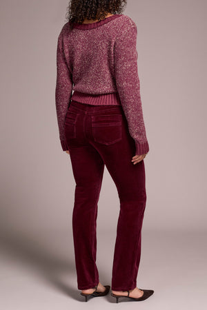 Tribal Fall 2025-2307O-3779-Fly Front 5 Pocket Pant-Bran - The Coach Pyramids