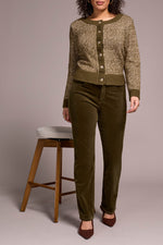Tribal Fall 2025-2307O-3779-Fly Front 5 Pocket Pant-Ivy