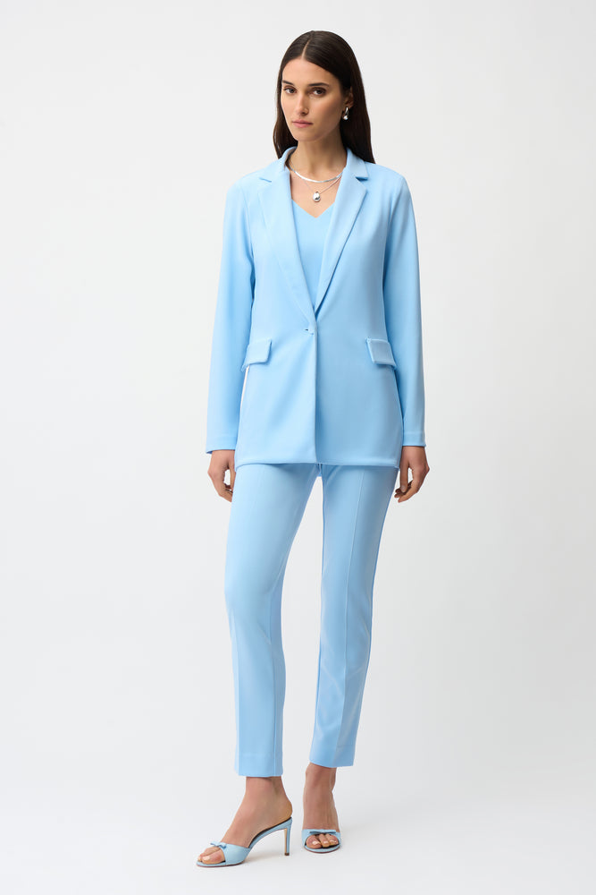 Joseph Ribkoff Spring 2026-231064S26-4373-Blazer-Sky Blue - The Coach Pyramids