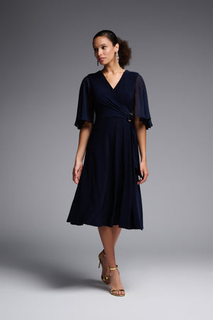 Joseph Ribkoff Fall 2023 - 231757-Dress-Midnight Blue - The Coach Pyramids