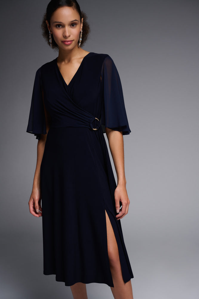 Joseph Ribkoff Fall 2023 - 231757-Dress-Midnight Blue - The Coach Pyramids