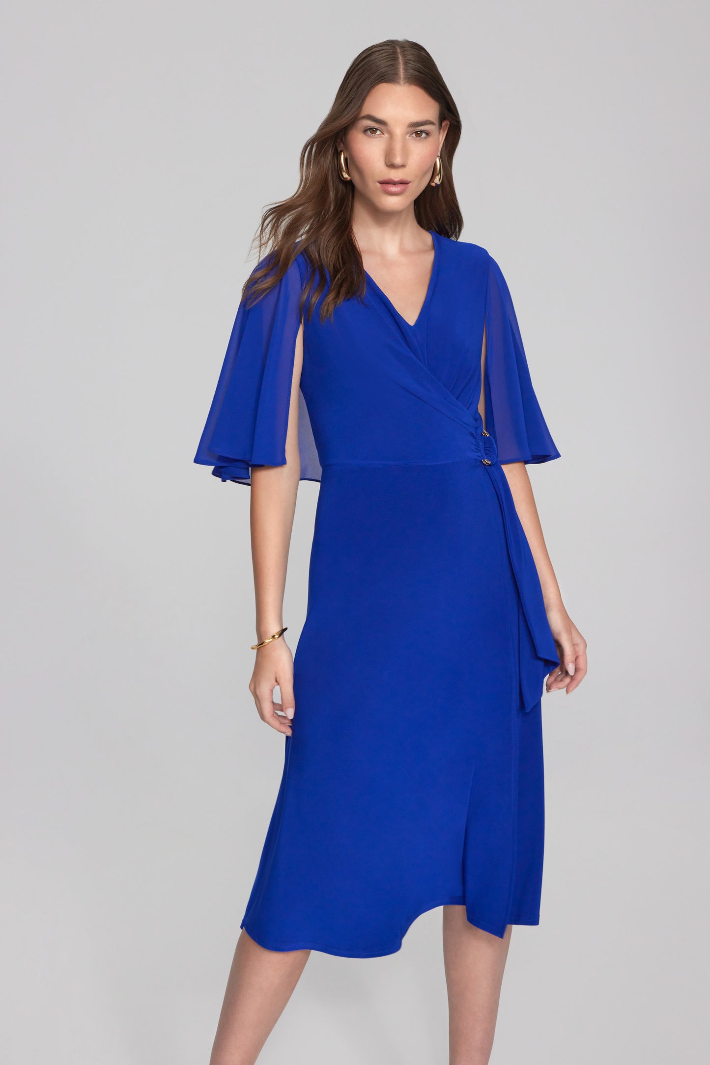 JOSEPH RIBKOFF DRESS 231757 ROYAL SAPPH / 8