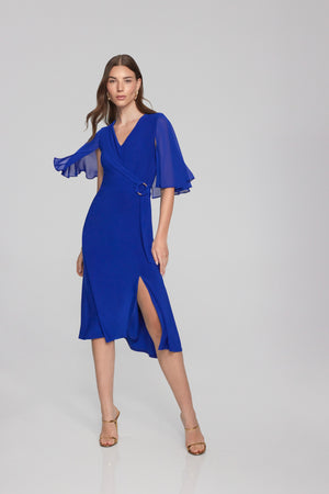 Joseph Ribkoff Spring  2024 -231757S24-Dress-Royal Sapphire - The Coach Pyramids