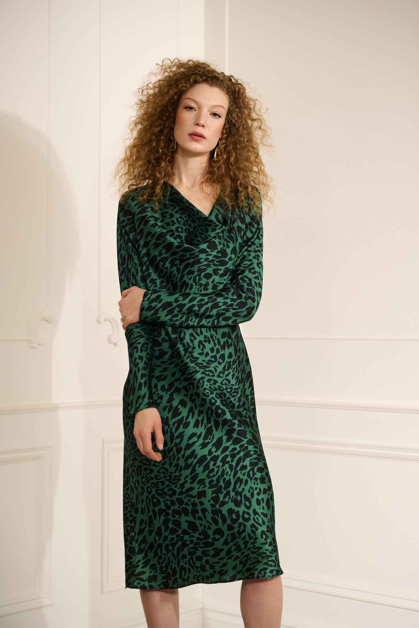 
                  
                    Joseph Ribkoff Fall 2023-233115-Dress-Black/Green - The Coach Pyramids
                  
                
