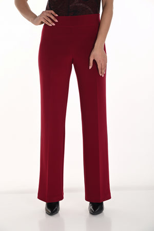 Frank Lyman Fall 2025-233015-441-Knit Pant-Cabernet - The Coach Pyramids