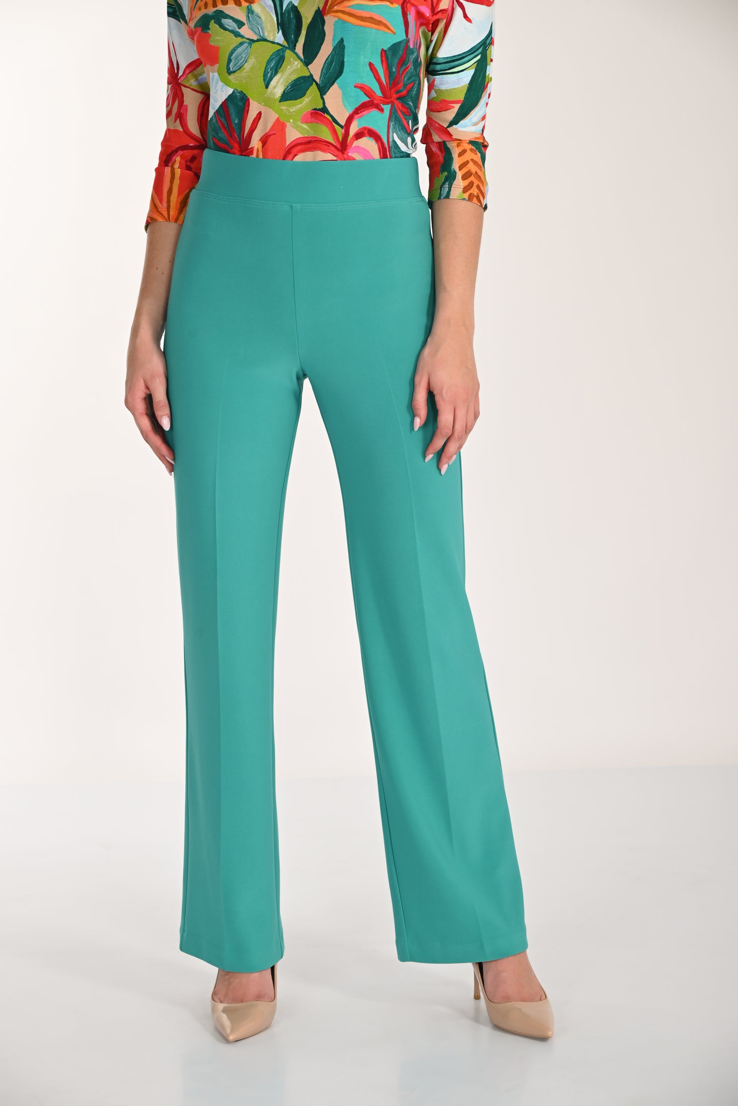 Frank Lyman  - 233015 - Pant - Ocean Green - The Coach Pyramids