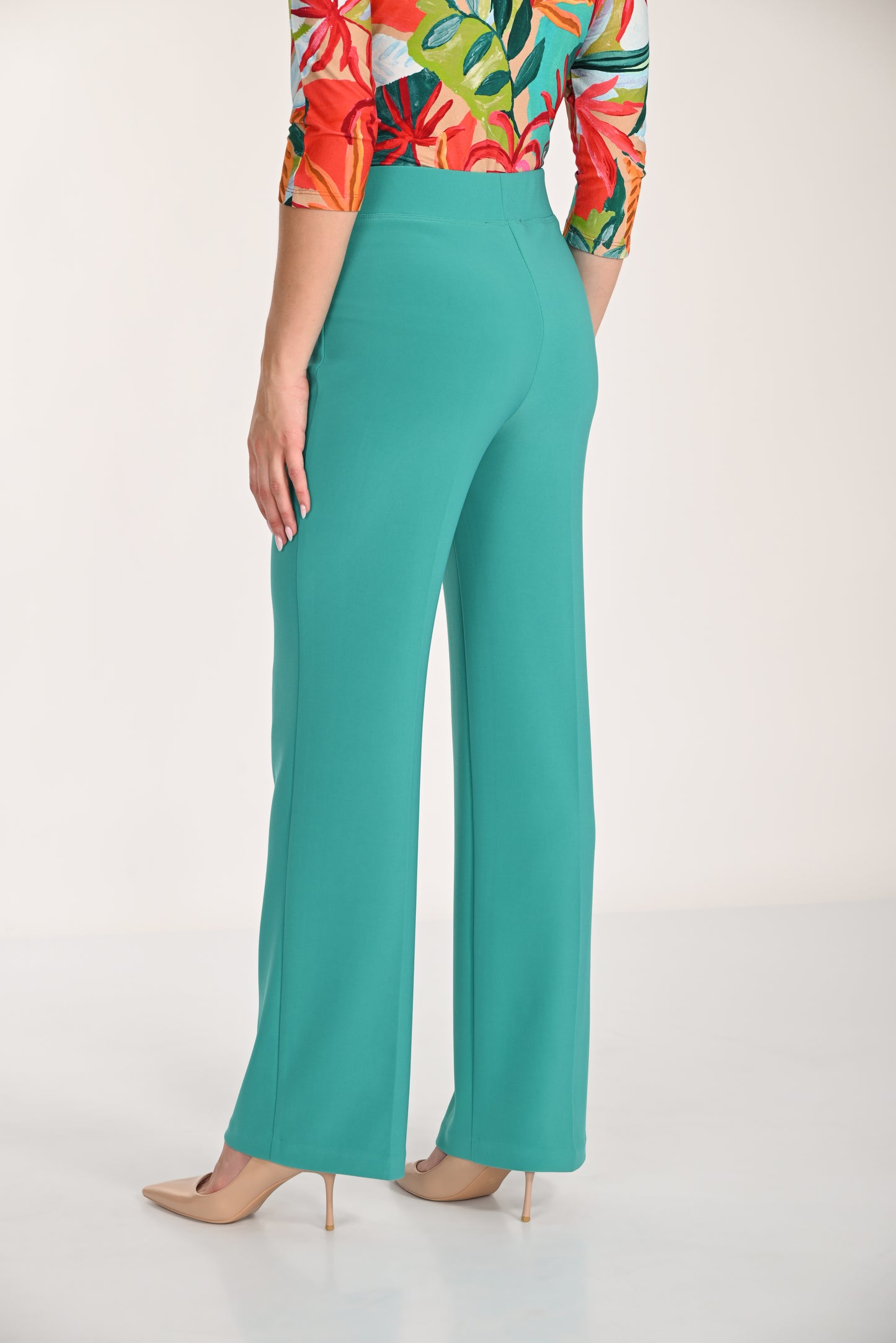 Frank Lyman  - 233015 - Pant - Ocean Green - The Coach Pyramids