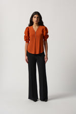 Joseph Ribkoff Fall 2023-233025-Top-Tandoori - The Coach Pyramids