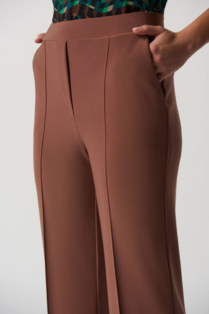 Joseph Ribkoff Fall 2023-233047-Pant-Mocha - The Coach Pyramids