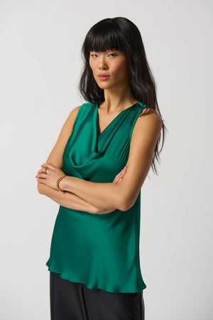 Joseph Ribkoff Spring  2024 -233048-Top-Kelly Green - The Coach Pyramids