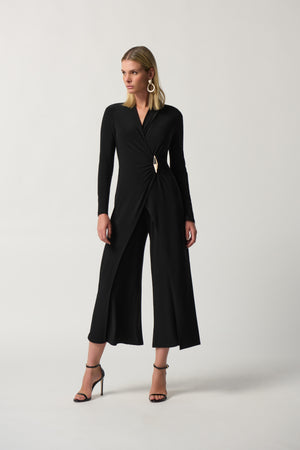 Joseph Ribkoff Spring  2024 -233097-Jumpsuit-Black - The Coach Pyramids