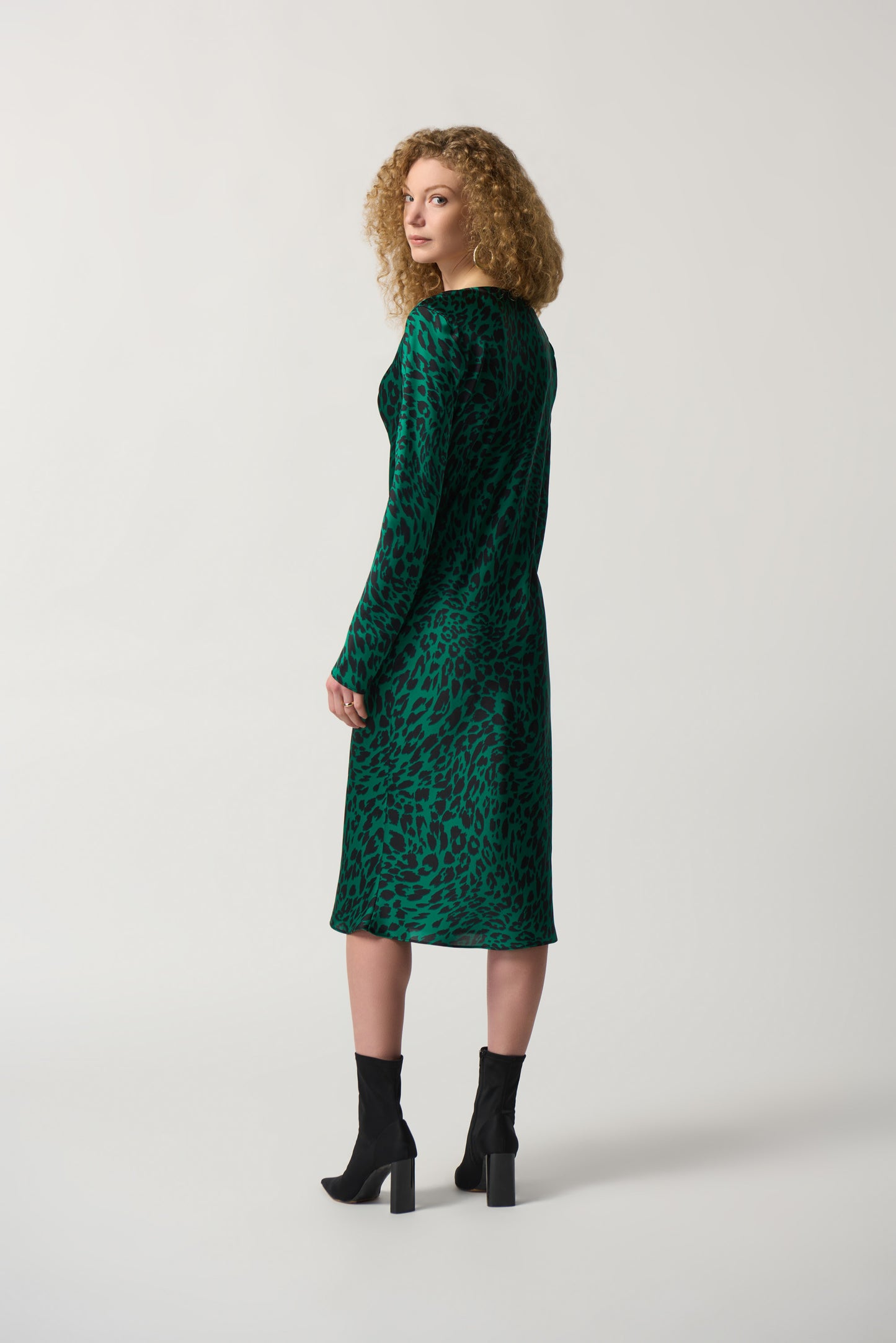 
                  
                    Joseph Ribkoff Fall 2023-233115-Dress-Black/Green - The Coach Pyramids
                  
                