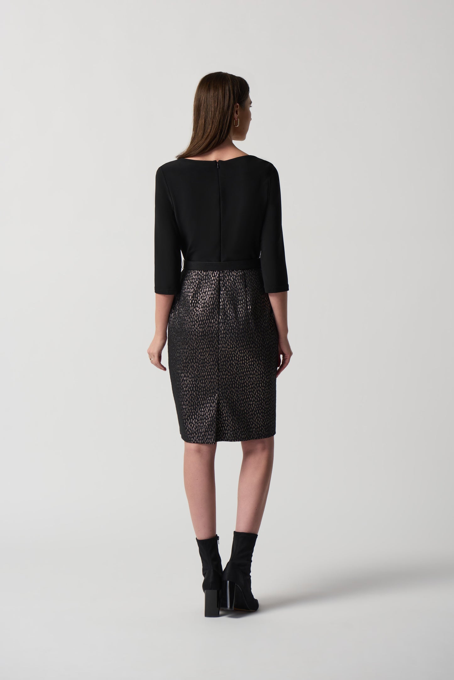 
                  
                    Joseph Ribkoff Fall 2023-233120-Dress-Black/Bronze - The Coach Pyramids
                  
                