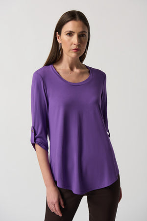 Joseph Ribkoff Fall 2023-233134- Top- Violet - The Coach Pyramids