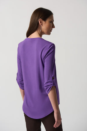 Joseph Ribkoff Fall 2023-233134- Top- Violet - The Coach Pyramids