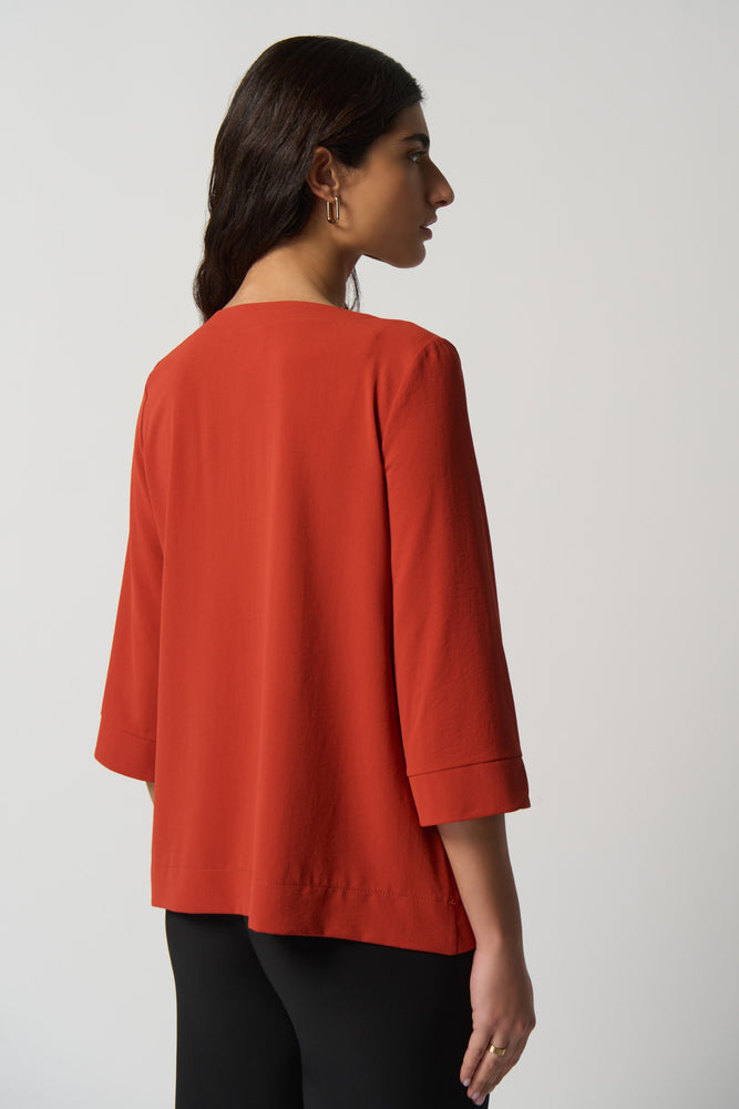 Joseph Ribkoff Fall 2023-233206-Top- Tandoori - The Coach Pyramids