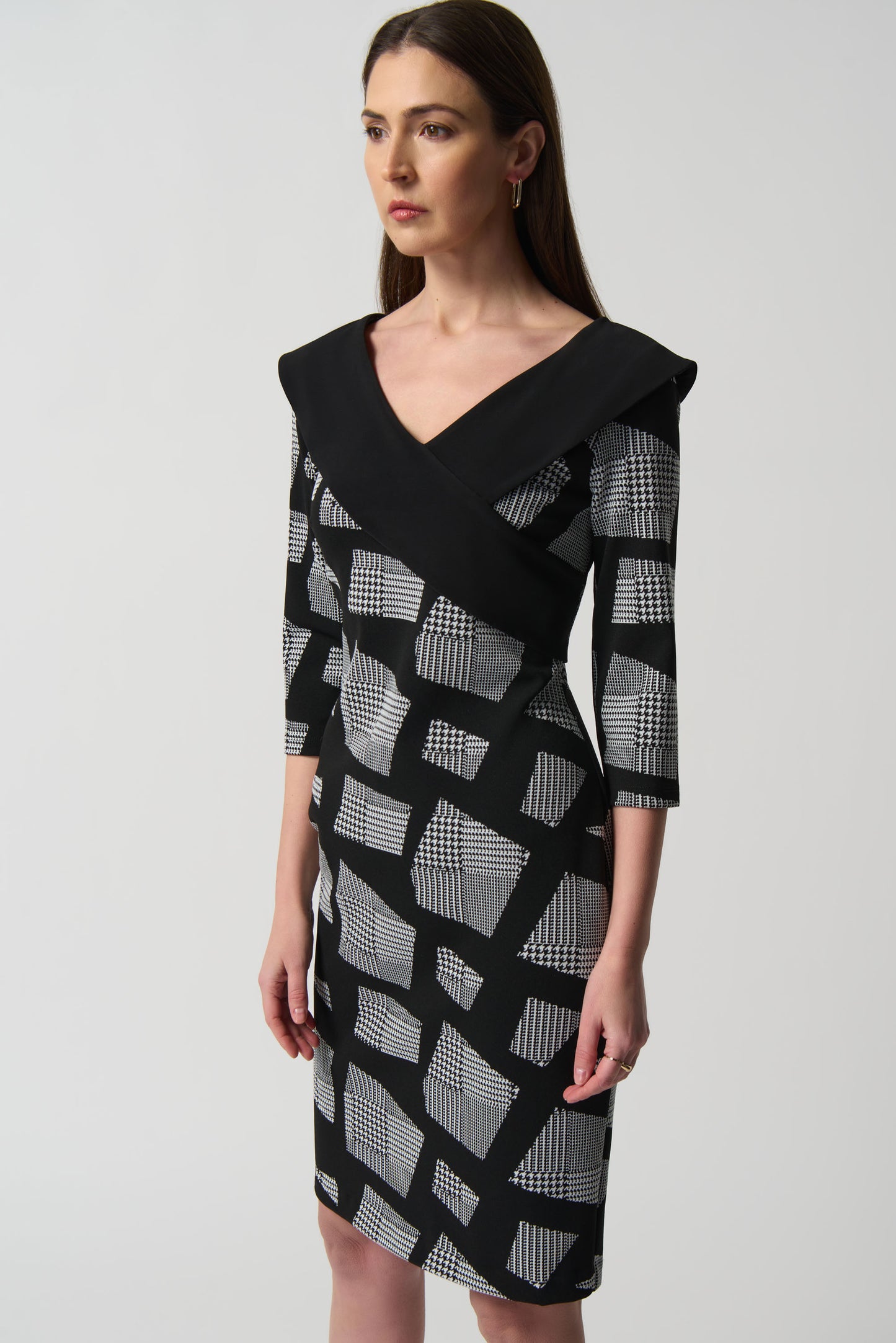 
                  
                    Joseph Ribkoff Fall 2023-233295-Dress-Black/White - The Coach Pyramids
                  
                