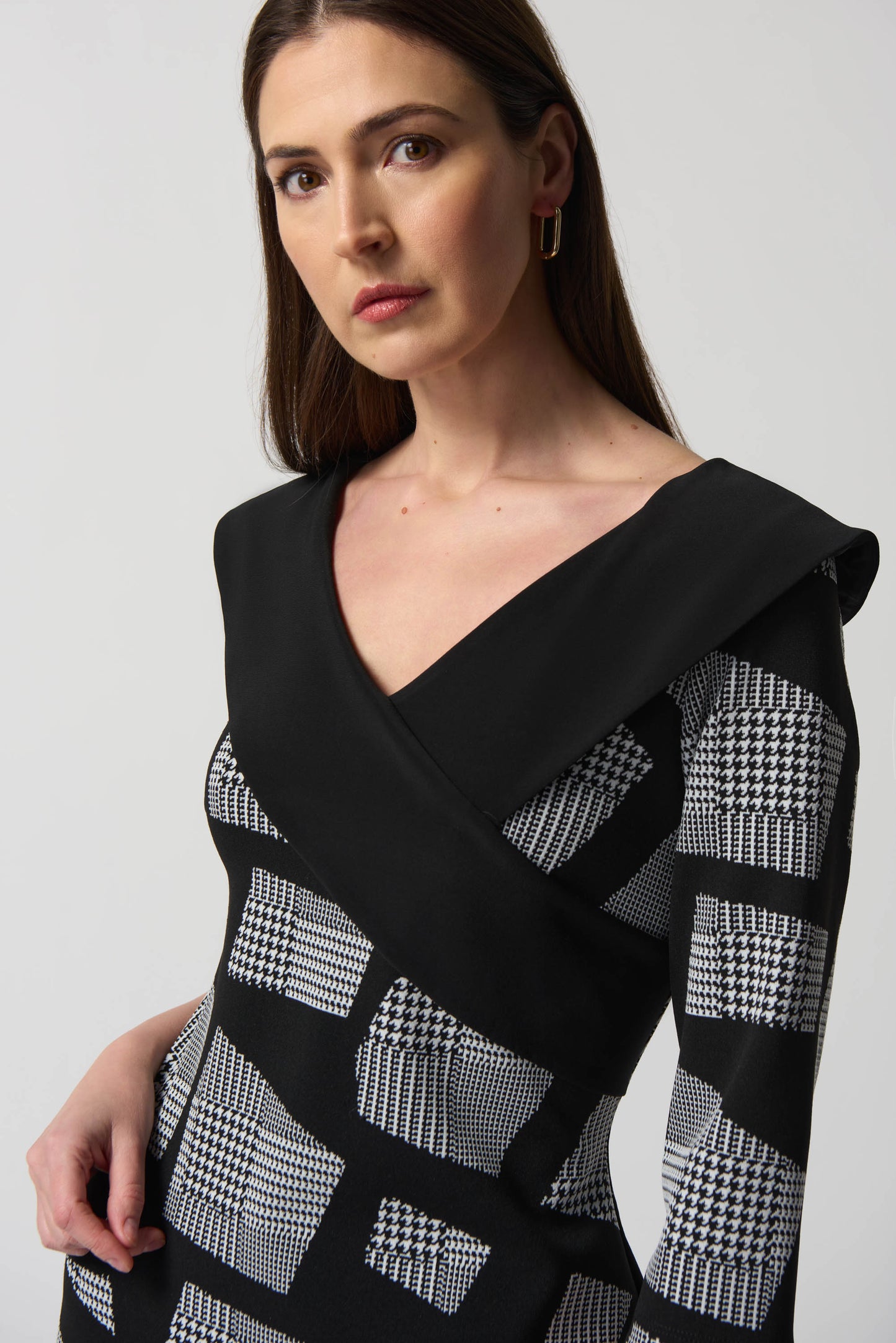 
                  
                    Joseph Ribkoff Fall 2023-233295-Dress-Black/White - The Coach Pyramids
                  
                
