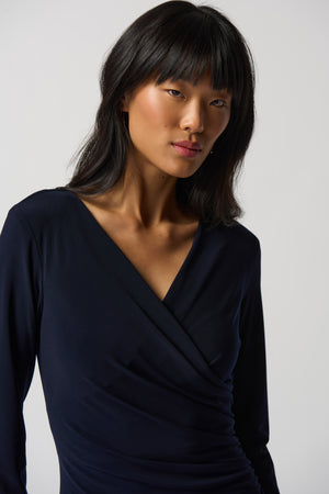 Joseph Ribkoff Fall 2023-233305-Dress-Midnight Blue - The Coach Pyramids