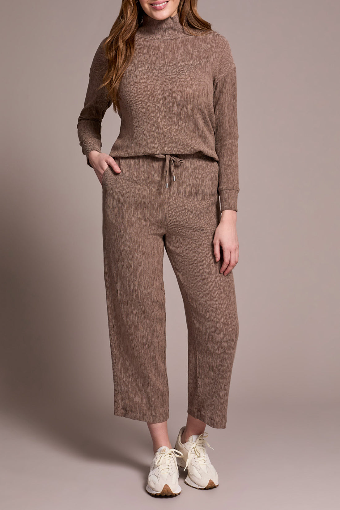 Tribal Fall 2025-2333O-8324-Pull On Barrel Pant-Fossil - The Coach Pyramids