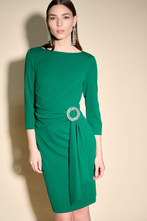 Joseph Ribkoff Fall 2023 - 233702 -Dress-True Emerald - The Coach Pyramids