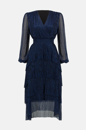 Joseph Ribkoff Fall 2023-233767-Dress-Navy - The Coach Pyramids