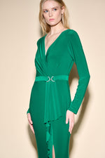 Joseph Ribkoff Fall 2023 - 233788 -Dress-True Emerald - The Coach Pyramids