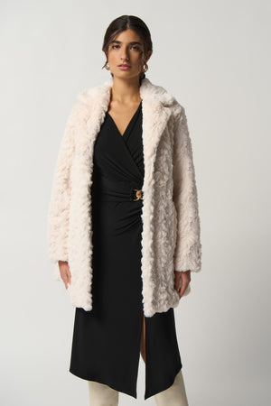 Joseph Ribkoff Fall 2023-233942-Coat- Cream - The Coach Pyramids