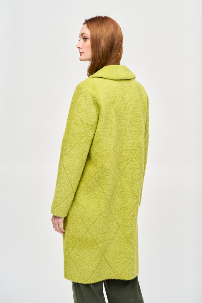 Joseph Ribkoff Fall  2024 -233951F24-Coat-Wasabi - The Coach Pyramids