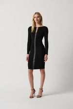 Joseph Ribkoff Winter  2023 -234013-Dress-Black - The Coach Pyramids