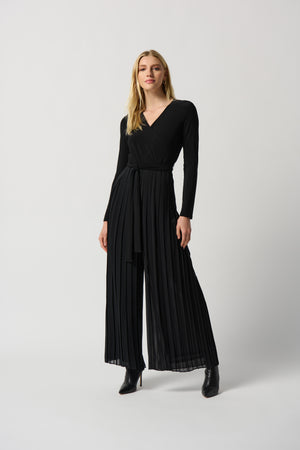 Joseph Ribkoff Winter  2023 -234066-Jumpsuit -Black - The Coach Pyramids