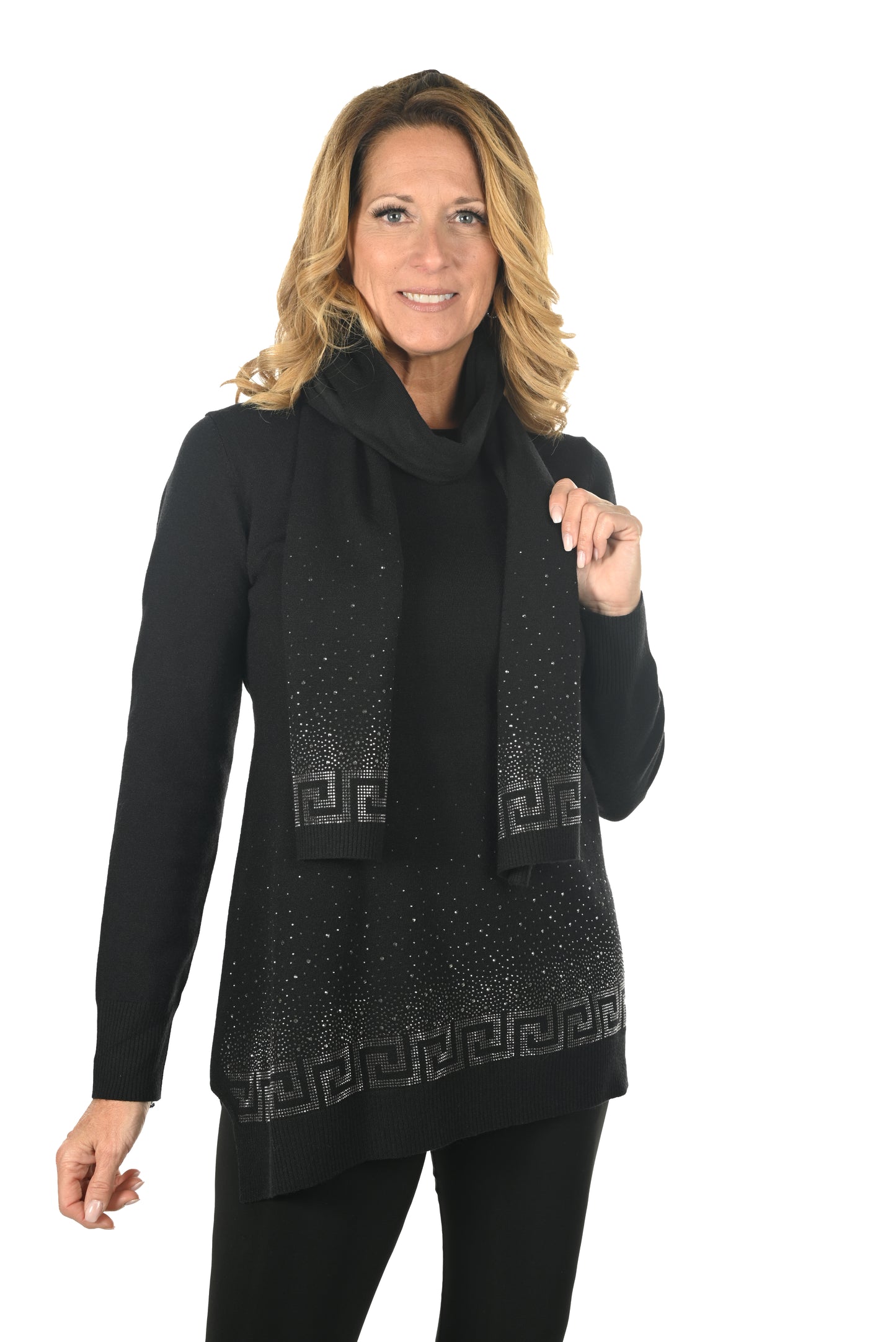 Frank Lyman Fall/Winter 2023 -234120U-2 PC Set-Black - The Coach Pyramids