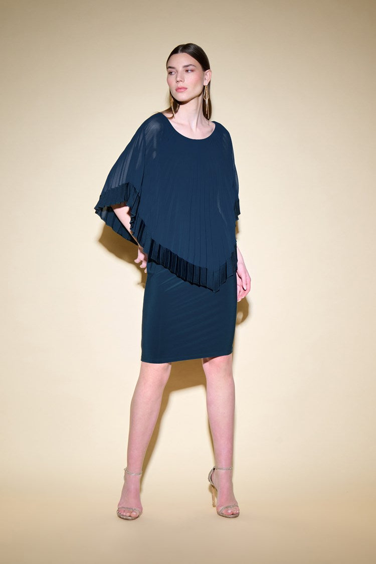 Joseph Ribkoff Winter  2023 -234705-Dress-Midnight Blue - The Coach Pyramids